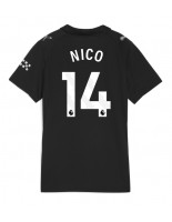 Manchester City Nico Gonzalez #14 Venkovní Dres pro Dámské 2025-26 Krátký Rukáv